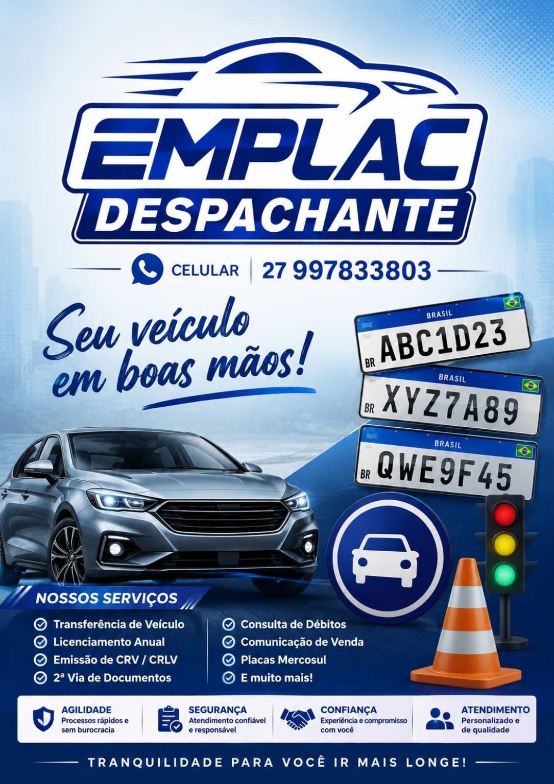 Entrada da Emplac Despachante
